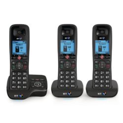 British Telecom 6600 Dect Trio Cordless Telephone